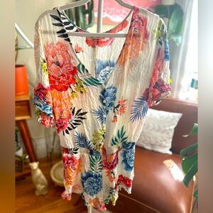 Ripcurl floral linen romper 🌺🌺🌺